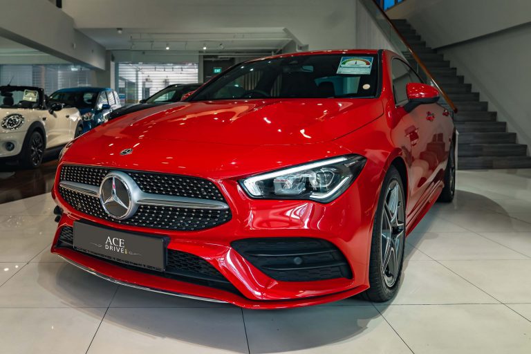 Mercedes-Benz CLA Coupe AMG Line Car Rental in Singapore
