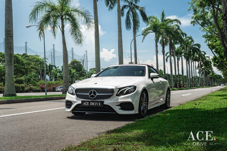 Mercedes-Benz E 300 Convertible AMG Line Car Rental in Singapore
