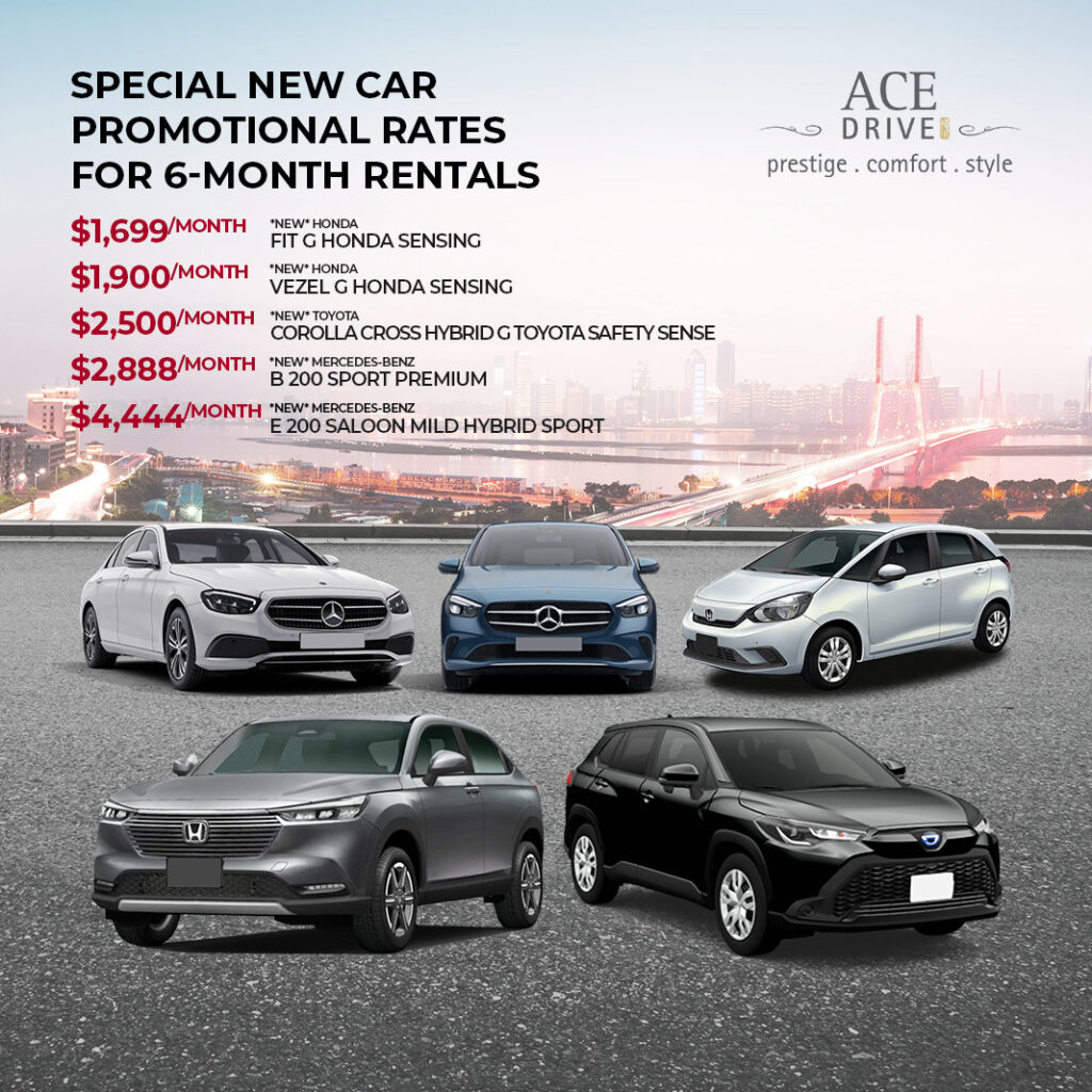 Special New Car Promotional Rates for 6-Month Rentals